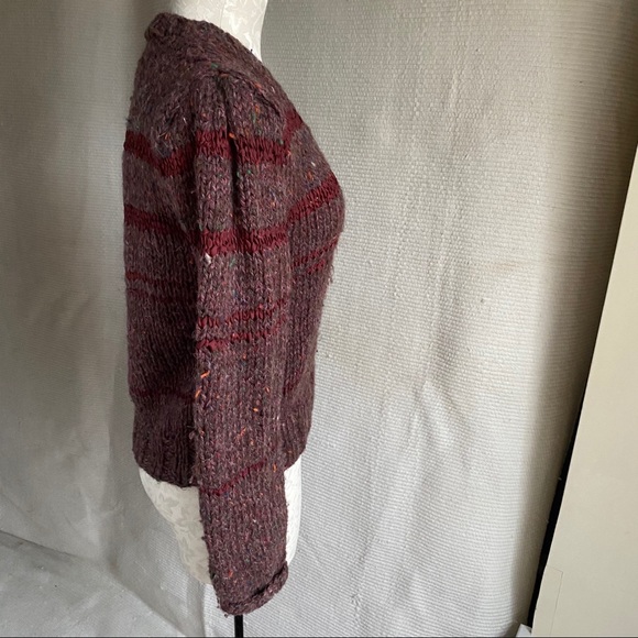 Vintage 70s M/L Handknitted Boho Hipster Sweater - Picture 5 of 8